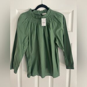 JCrew Factory Green Top
